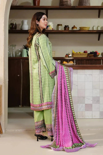 3PC Embroidered stitched Kotail Linen Suit KKTE-3650 - Embroidered - KHAS STORES US -